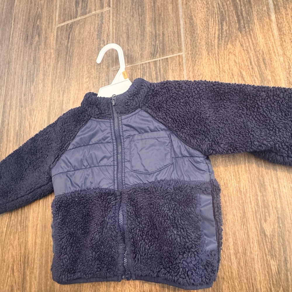 Janie and Jack Cozy Fleece in Navy